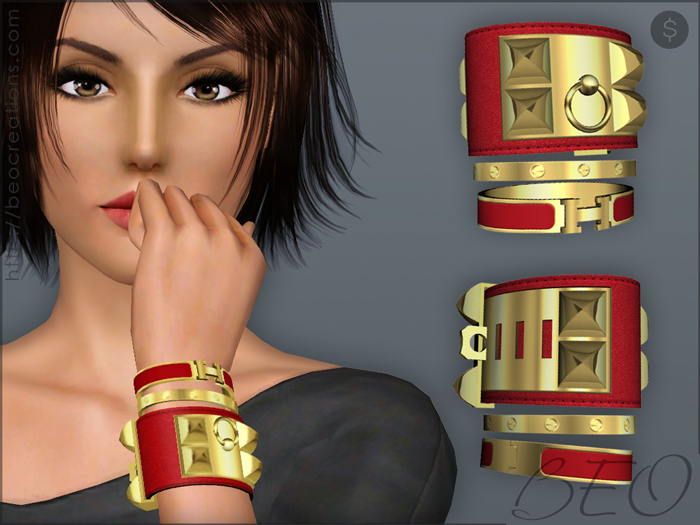 Bracelets set for The Sims 3 by BEO